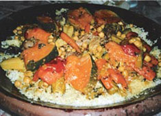couscous aux légumes au Maroc