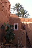 kasbah de l'oasis de Tighmert près de Guelmim dans le sud-ouest du Maroc