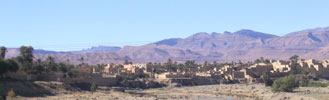 Errachidia dans la vallée du Ziz au Maroc