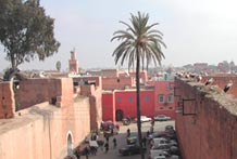 ancienne médina de Marrakech au Maroc