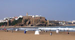 la plage de Salé au Maroc