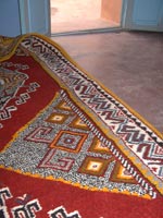 tapis de Ointjgal dans l'anti-atlas au Maroc