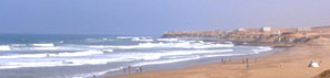 Aglou plage près de Tiznit au Maroc