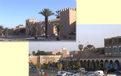 place du Mechouar à Tiznit au sud du Maroc